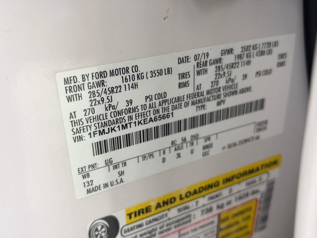 Certified 2019 Ford Expedition Max Platinum image 9