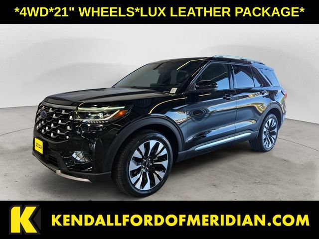 Certified 2025 Ford Explorer Platinum w/ LUX Leather Package