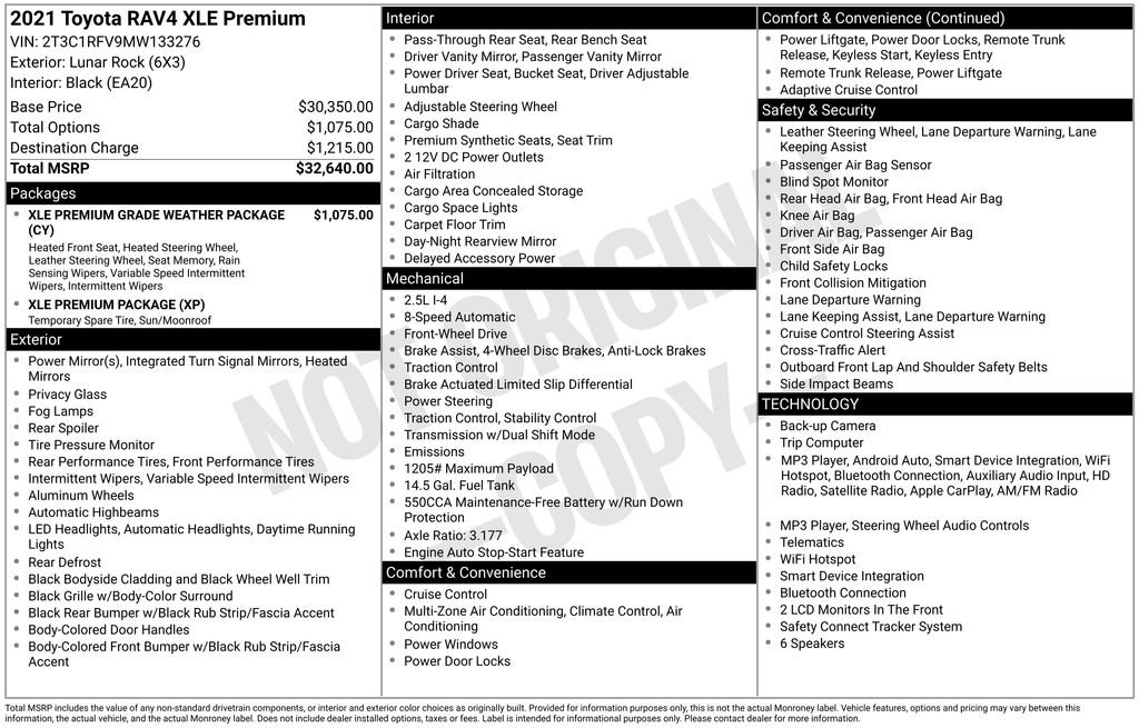 Used 2021 Toyota RAV4 XLE Premium image 7