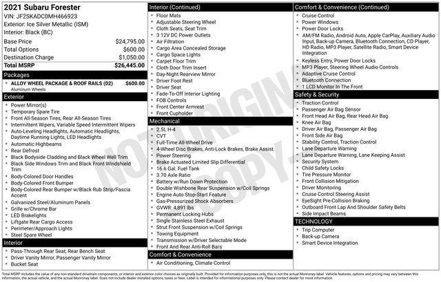 Used 2021 Subaru Forester image 33