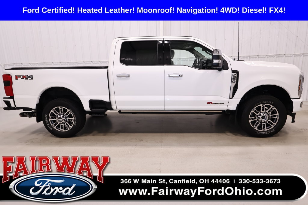 Certified 2025 Ford F350 Platinum w/ Platinum Plus Package