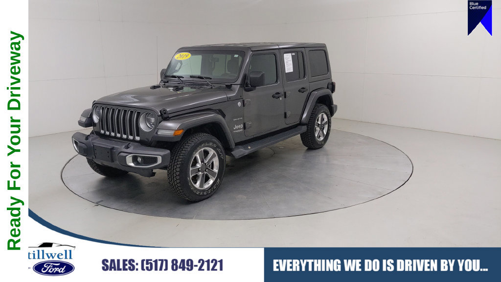 Used 2019 Jeep Wrangler Unlimited Sahara w/ Uconnect 4C Nav & Sound Group