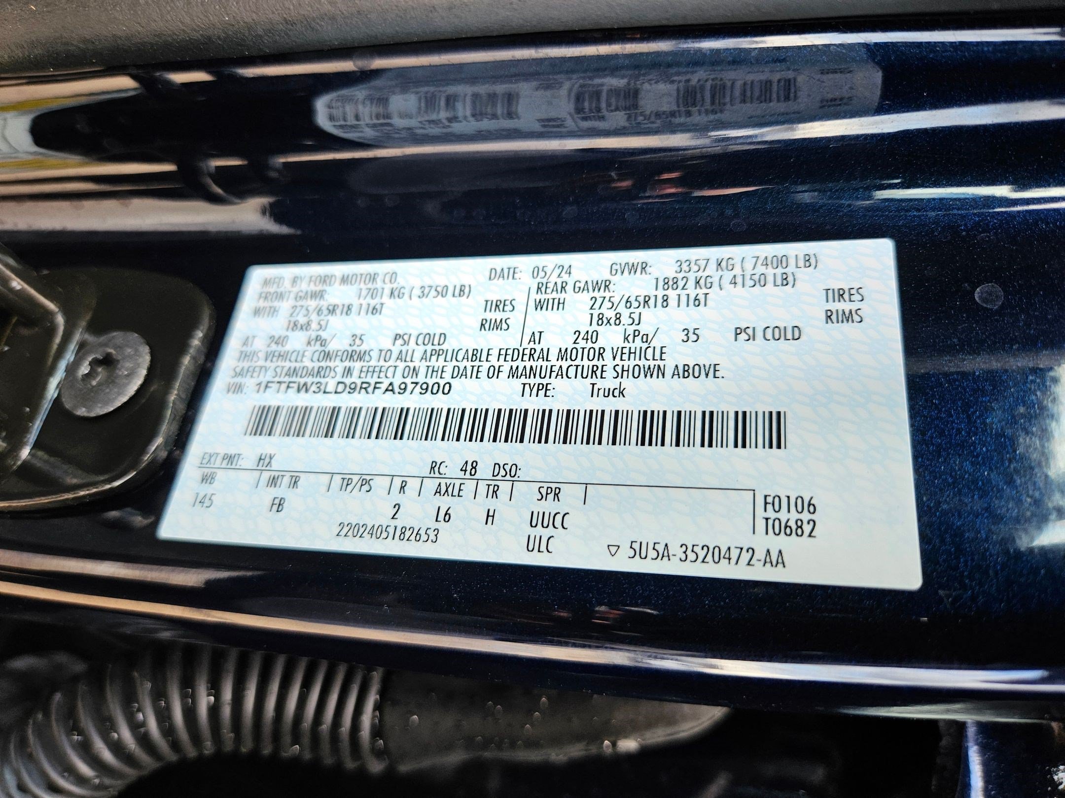 Certified 2024 Ford F150 XLT w/ Equipment Group 302A MID AWD/4WD image 36