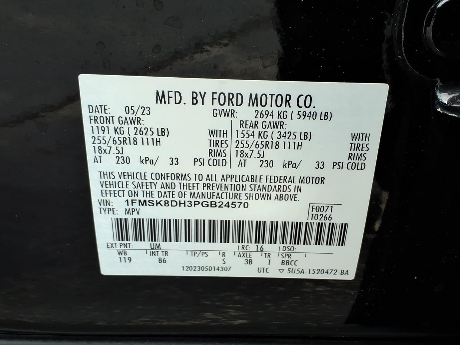 Certified 2023 Ford Explorer XLT AWD/4WD image 30