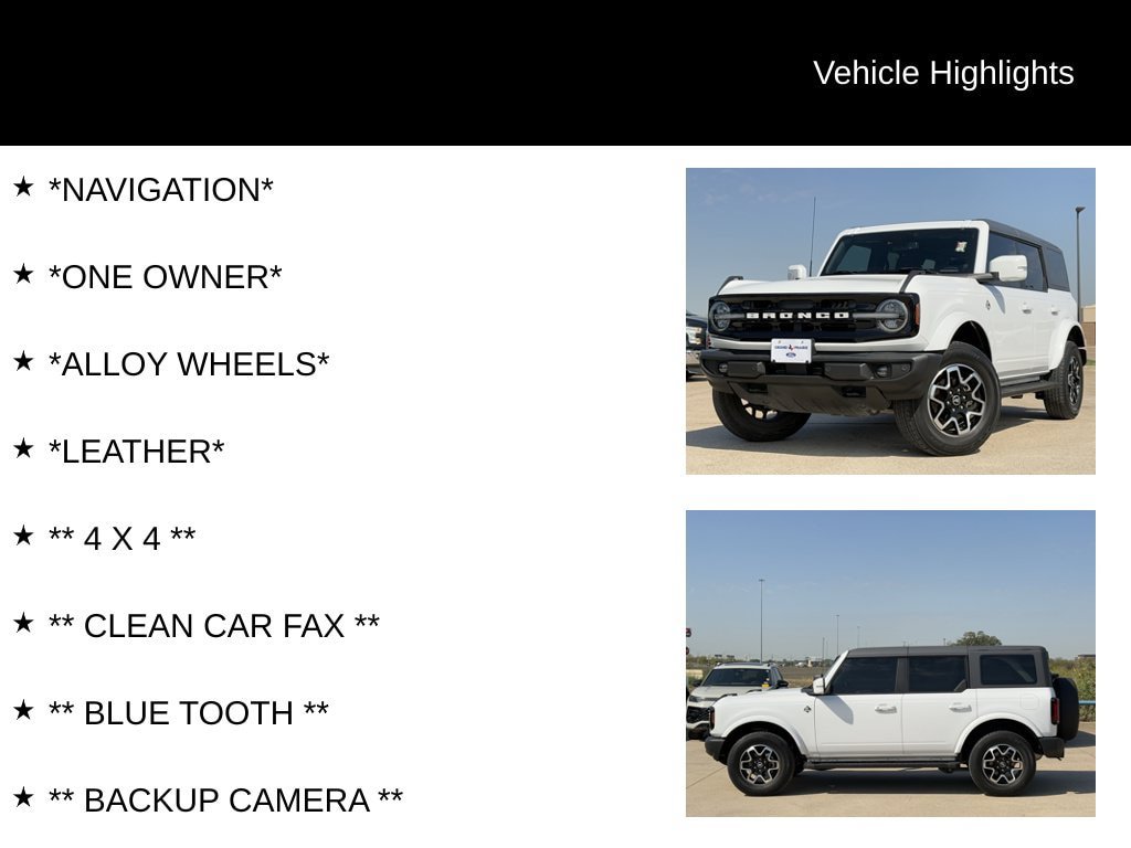 Certified 2023 Ford Bronco Outer Banks AWD/4WD image 4