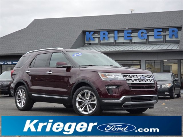 Certified 2018 Ford Explorer Limited w/ Equipment Group 301A