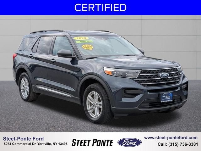 Certified 2023 Ford Explorer XLT w/ Class IV Trailer Tow Package