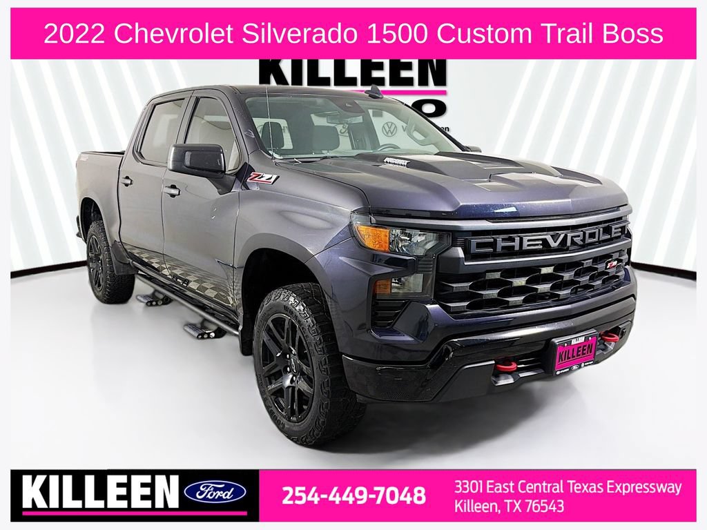 Used 2022 Chevrolet Silverado 1500 Custom Trail Boss AWD/4WD image 1
