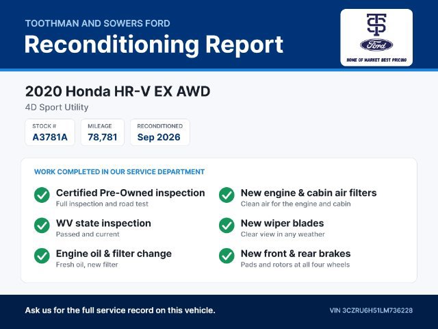 Used 2020 Honda HR-V EX image 31
