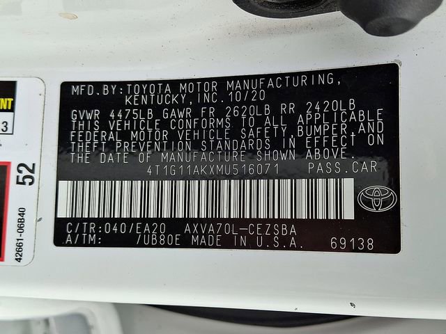 Used 2021 Toyota Camry SE FWD image 25