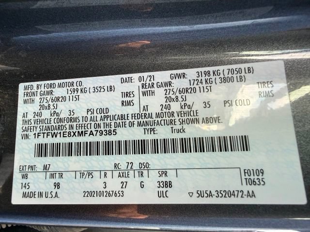 Certified 2021 Ford F150 Platinum AWD/4WD image 51