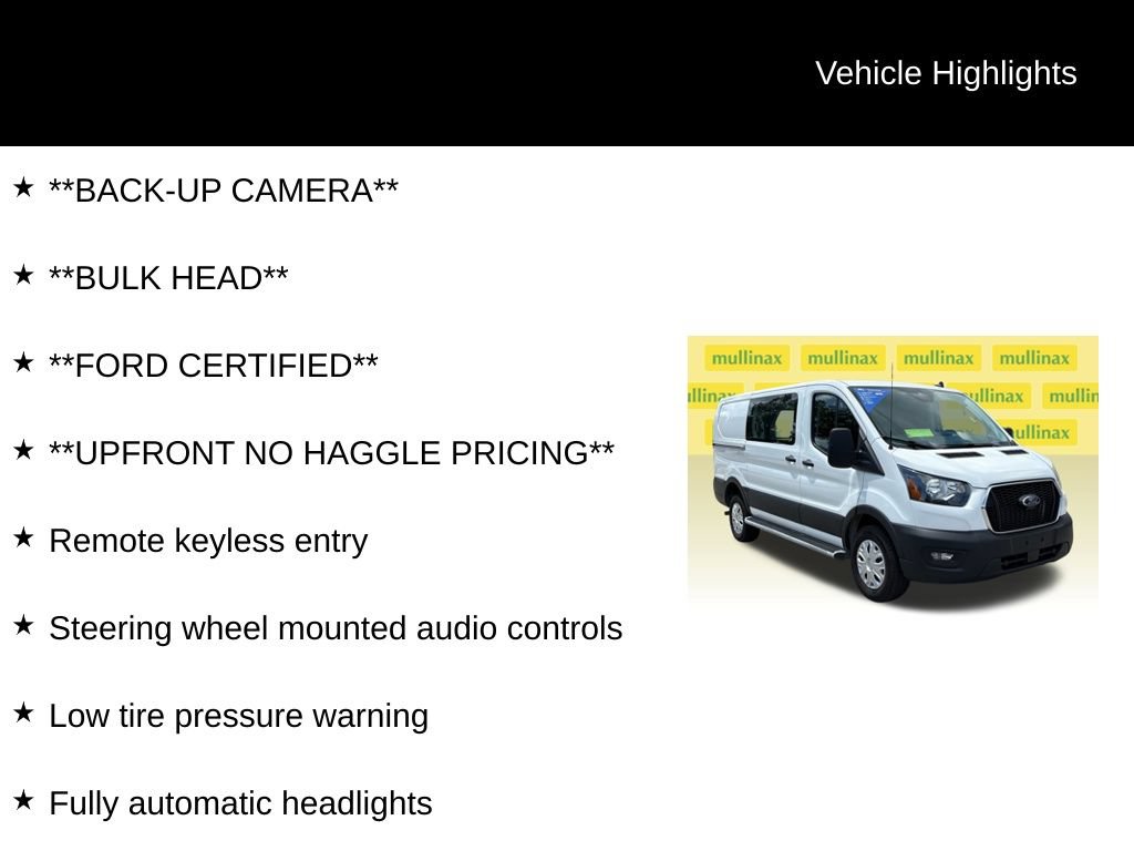 Certified 2025 Ford Transit 250 Low Roof w/ Exterior Upgrade Package RWD image 13