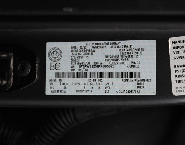 Certified 2023 Ford F150 Lariat w/ Equipment Group 502A High AWD/4WD image 17