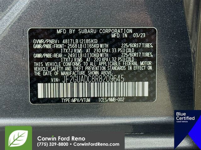 Used 2024 Subaru Crosstrek 2.0i Premium image 35