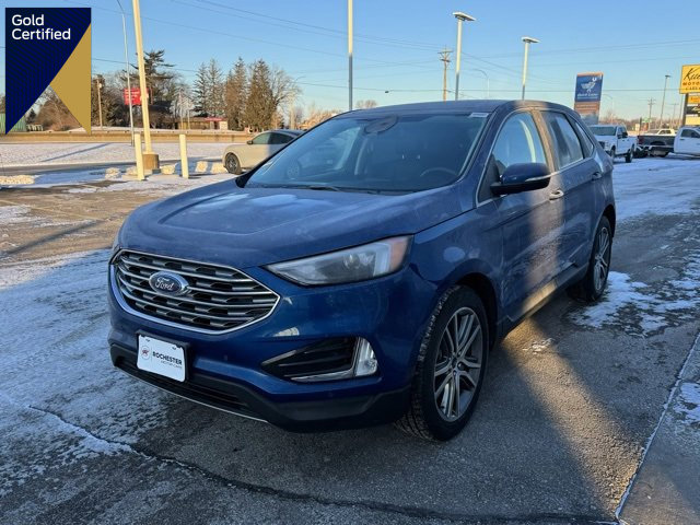 Certified 2022 Ford Edge Titanium w/ Class II Trailer Tow Package