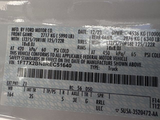 Certified 2024 Ford F250 XLT w/ FX4 Off-Road Package image 24