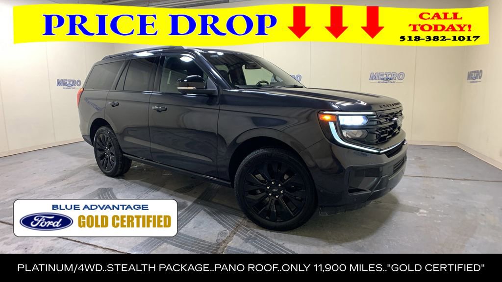 Certified 2025 Ford Expedition Platinum w/ Stealth Appearance Package AWD/4WD video 1