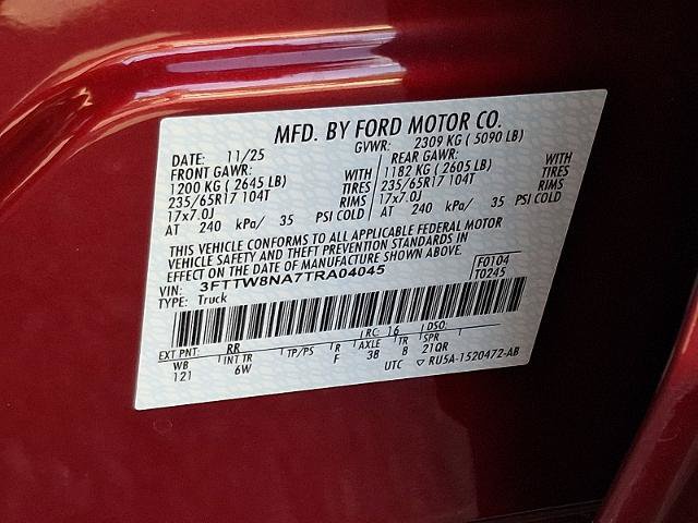 Certified 2026 Ford Maverick Tremor AWD/4WD image 27