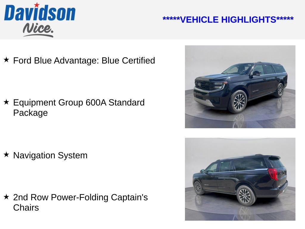 Certified 2025 Ford Expedition Max Platinum AWD/4WD image 4