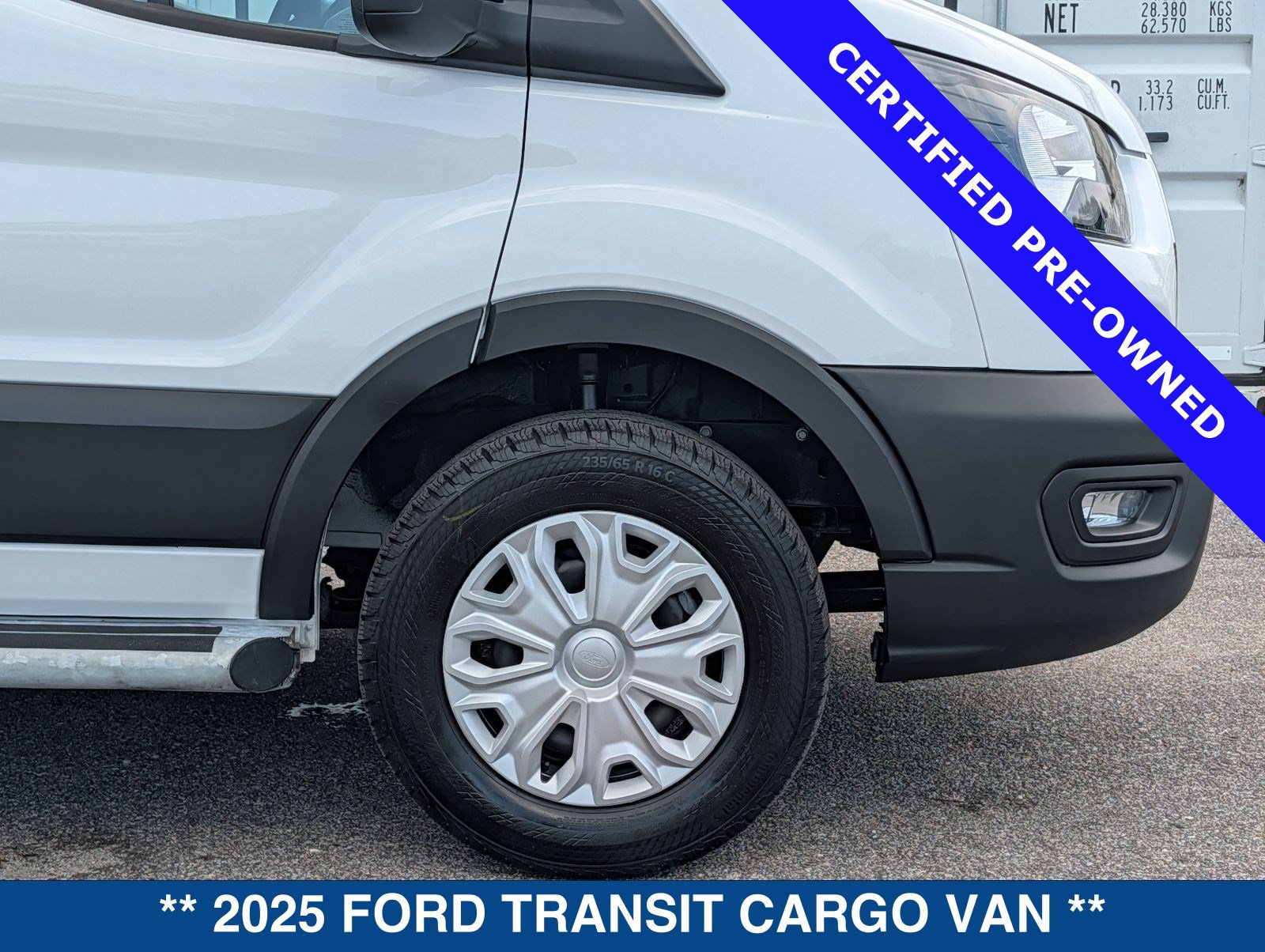 Certified 2025 Ford Transit 250 Low Roof w/ Exterior Upgrade Package RWD image 12