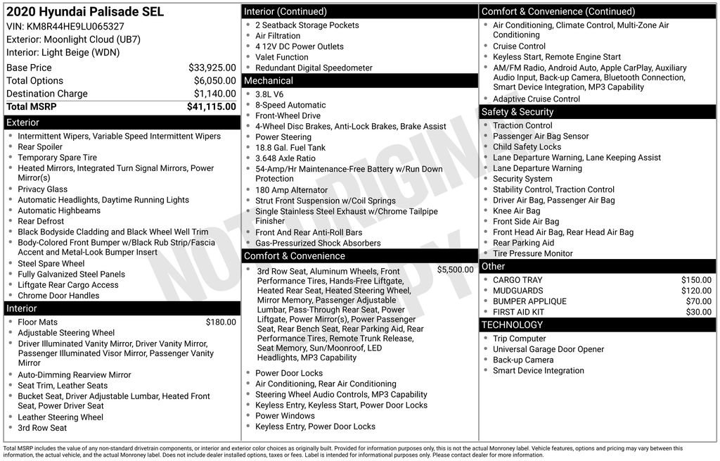 Used 2020 Hyundai Palisade SEL image 5