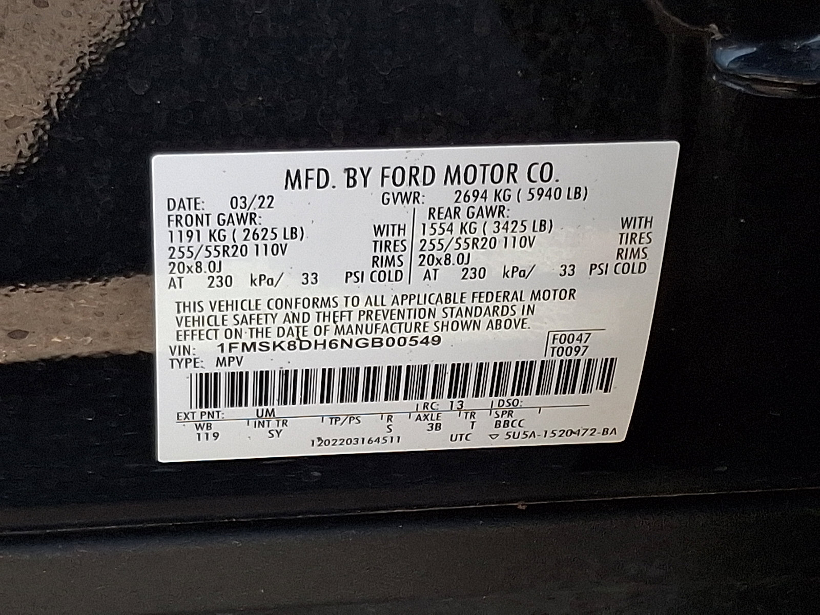 Certified 2022 Ford Explorer XLT w/ Equipment Group 202A AWD/4WD image 27