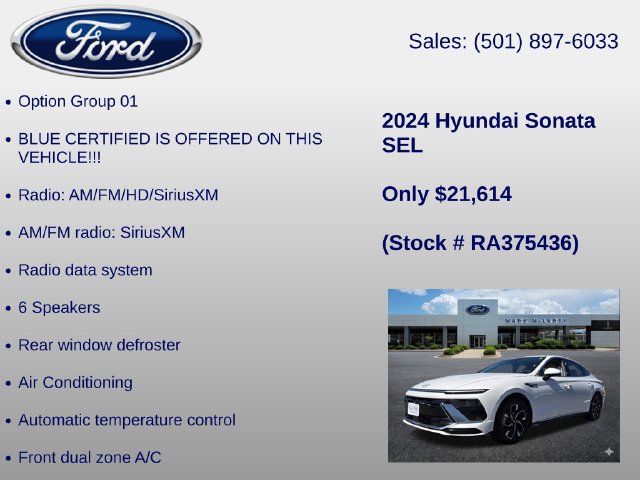 Used 2024 Hyundai Sonata SEL FWD image 6