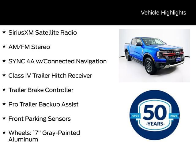 Certified 2025 Ford Ranger XLT AWD/4WD image 12