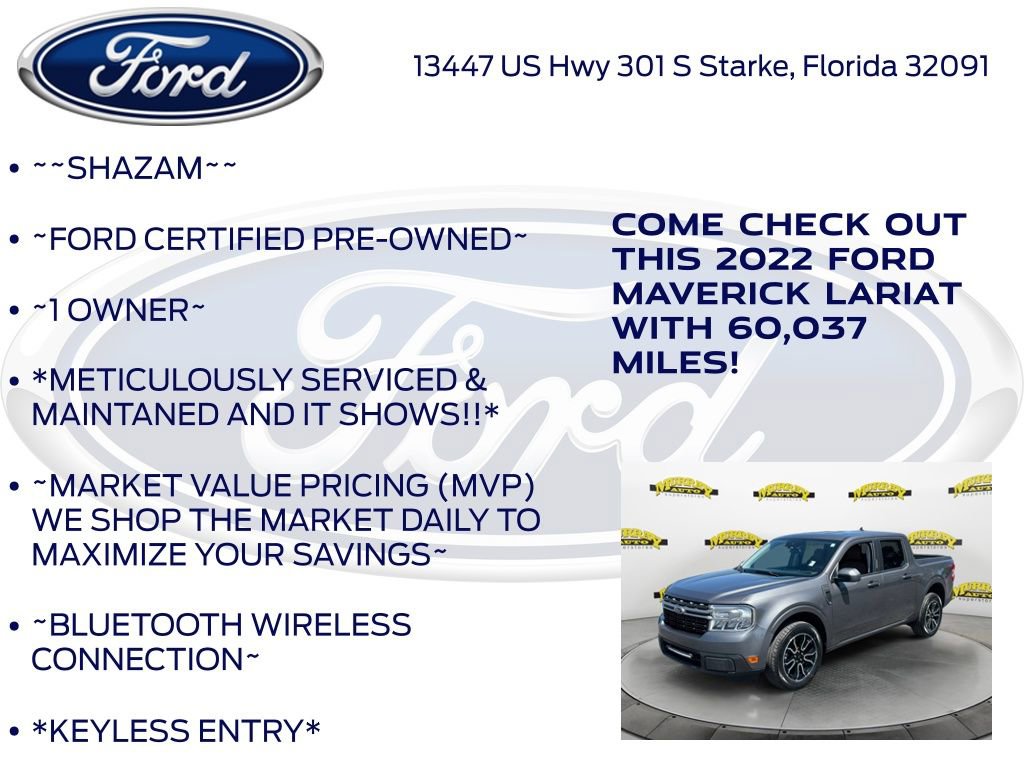 Certified 2022 Ford Maverick Lariat FWD image 5