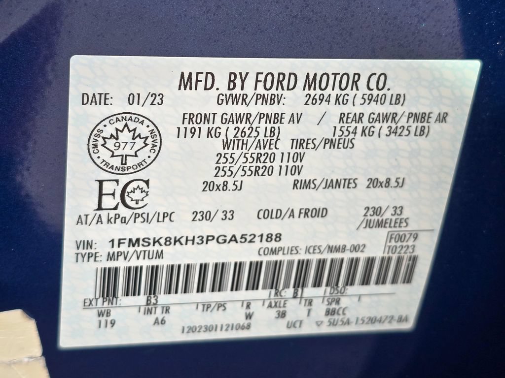 Certified 2023 Ford Explorer ST-Line AWD/4WD image 33