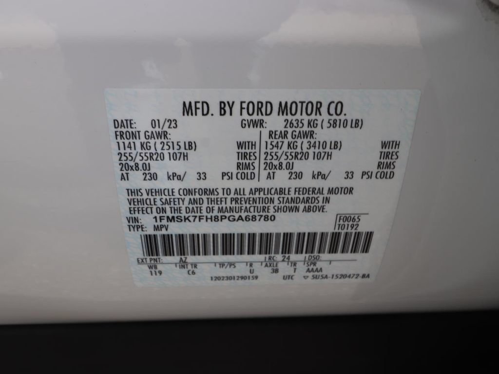 Certified 2023 Ford Explorer Limited w/ Limited Technology Package RWD image 27