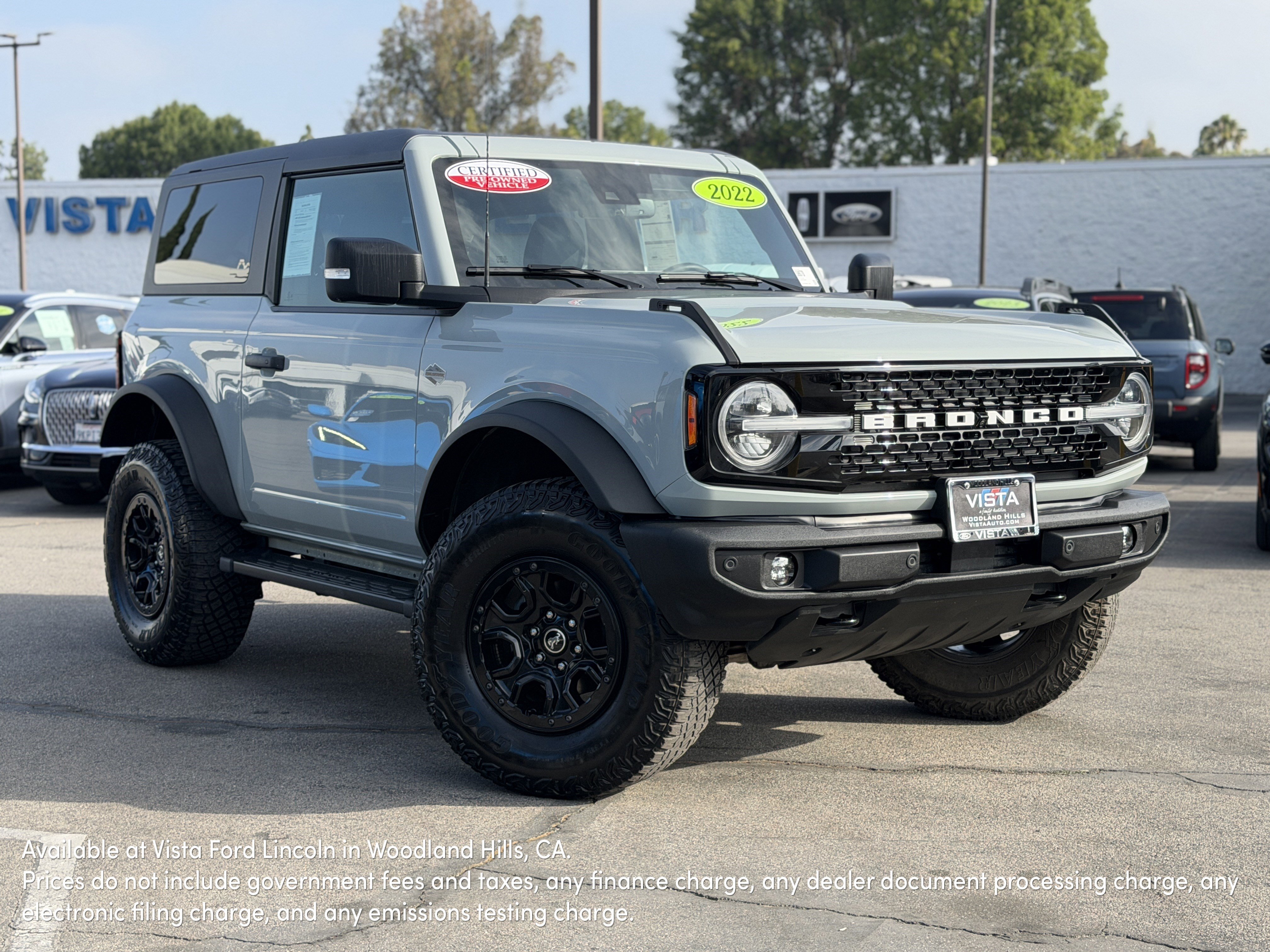Certified 2022 Ford Bronco Wildtrak AWD/4WD image 1