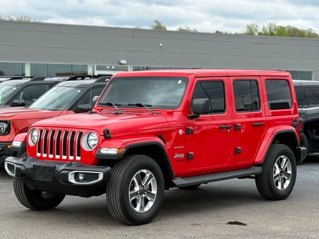 Used 2021 Jeep Wrangler Unlimited Sahara w/ Uconnect 4C Nav & Sound Group AWD/4WD image 37