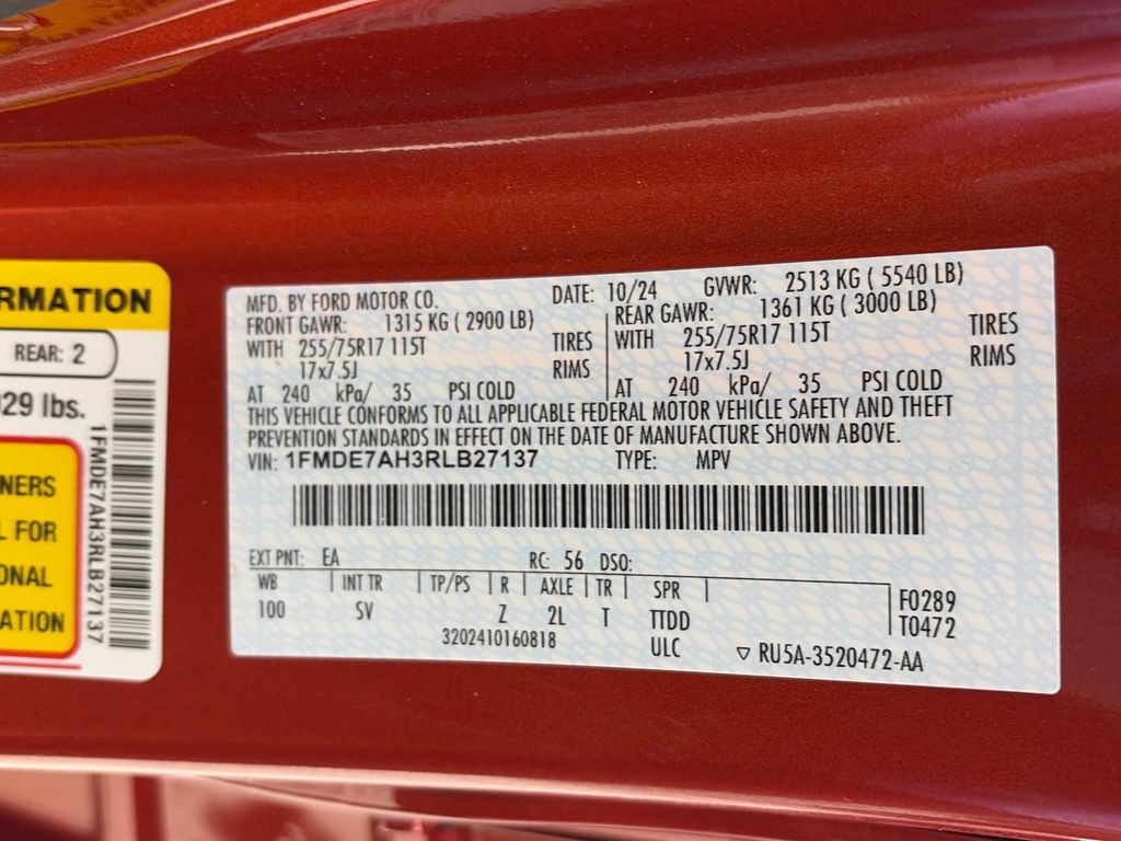 Certified 2024 Ford Bronco Big Bend AWD/4WD image 9