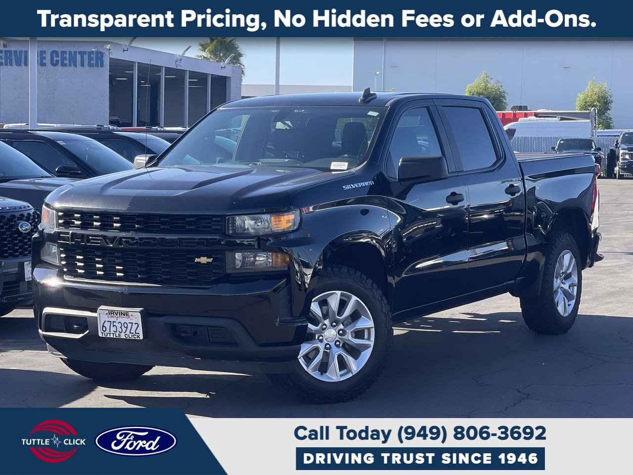 Used 2020 Chevrolet Silverado 1500 Custom w/ Custom Value Package RWD image 1