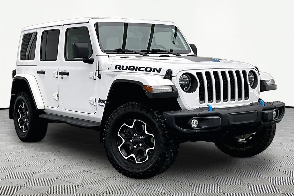 Used 2021 Jeep Wrangler Unlimited Rubicon 4xe w/ Steel Bumper Group AWD/4WD image 12