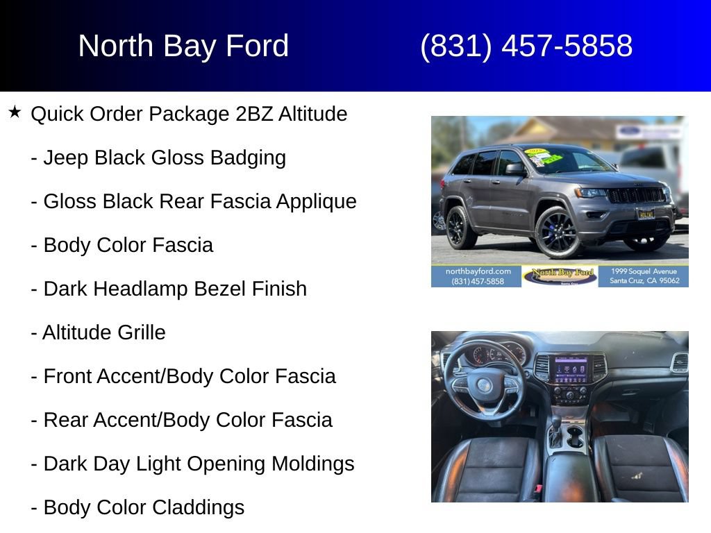 Used 2019 Jeep Grand Cherokee Altitude AWD/4WD image 8