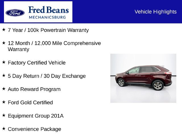 Certified 2023 Ford Edge SEL w/ Convenience Package AWD/4WD image 7