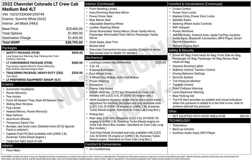 Used 2022 Chevrolet Colorado LT w/ Safety Package image 12