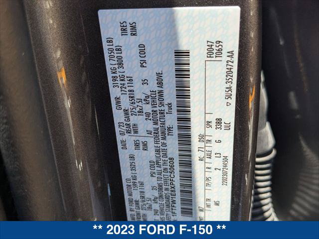 Certified 2023 Ford F150 XLT w/ Equipment Group 302A High AWD/4WD image 24