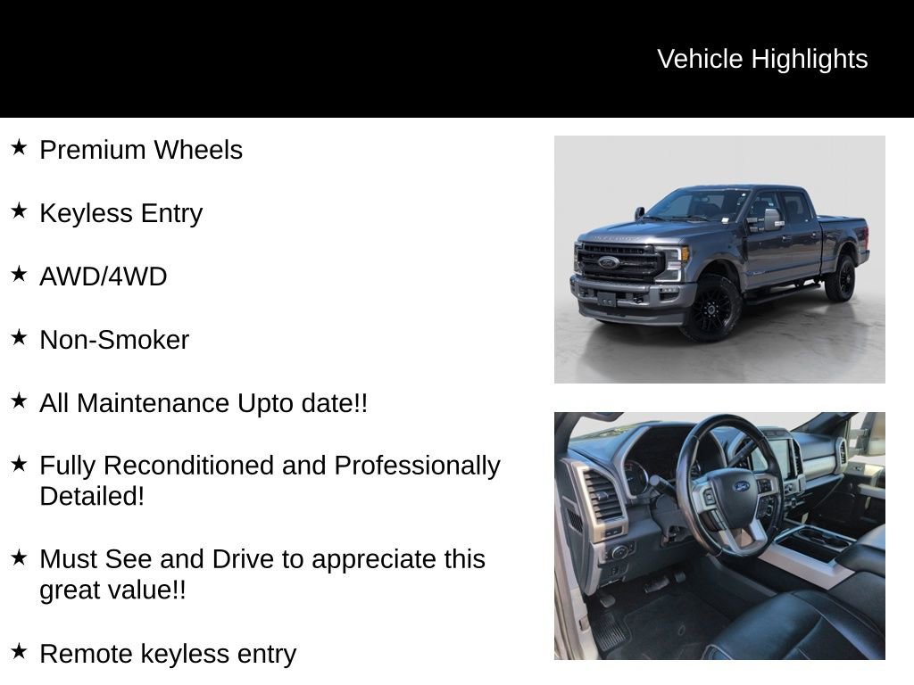 Certified 2022 Ford F250 Lariat w/ Black Appearance Package image 16