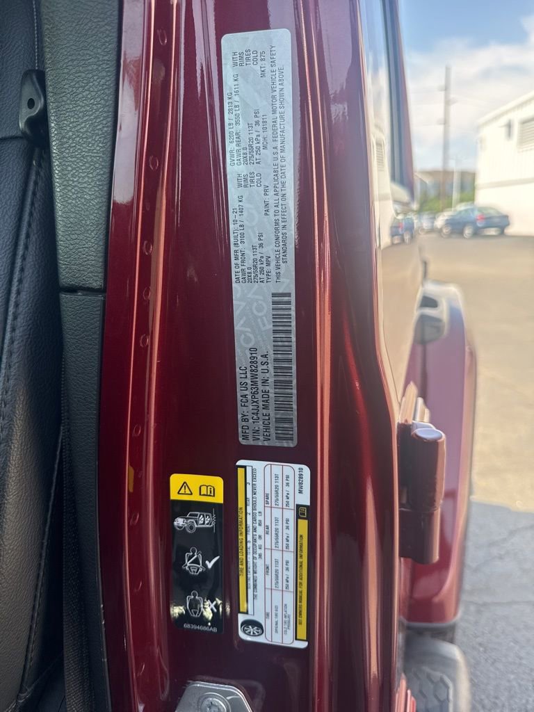 Used 2021 Jeep Wrangler Unlimited Sahara w/ Cold Weather Group image 56