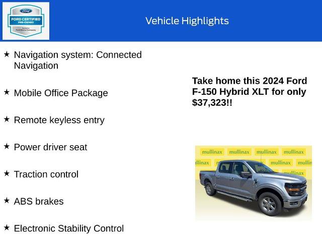 Certified 2024 Ford F150 XLT w/ Mobile Office Package AWD/4WD image 18