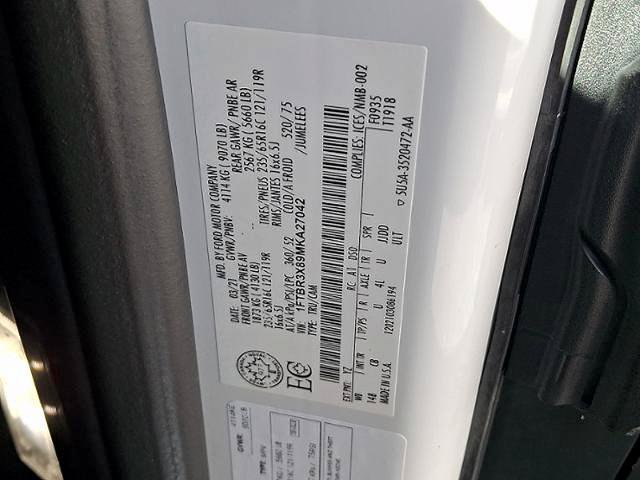 Certified 2021 Ford Transit 250 148 High Roof Extended w/ Load Area Protection Package RWD image 29