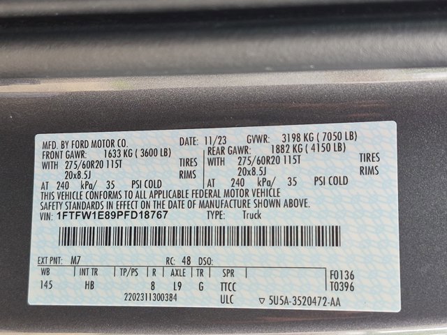 Certified 2023 Ford F150 Lariat w/ Equipment Group 502A High AWD/4WD image 39