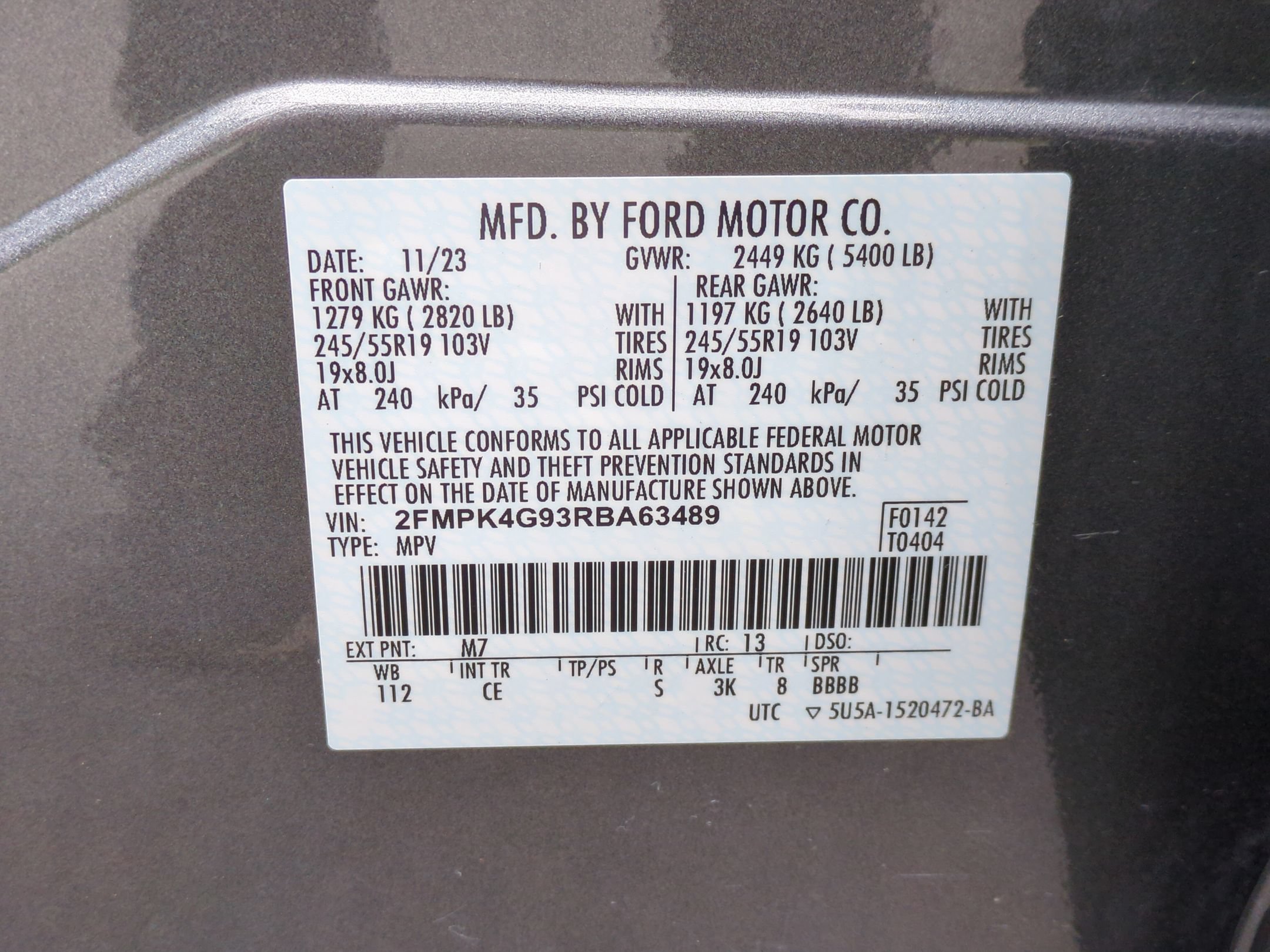 Certified 2024 Ford Edge SE w/ Black Appearance Package AWD/4WD image 28