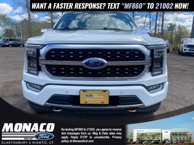 Certified 2023 Ford F150 Platinum w/ Equipment Group 701A High AWD/4WD image 3