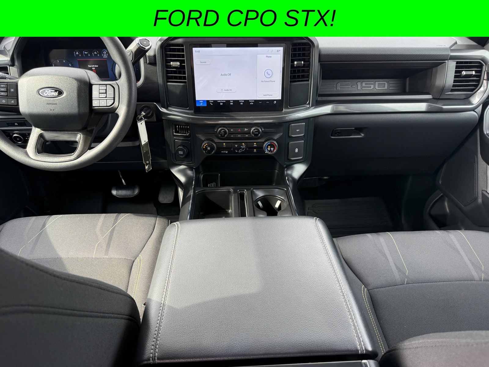 Certified 2025 Ford F150 STX w/ STX Black Appearance Package RWD image 17
