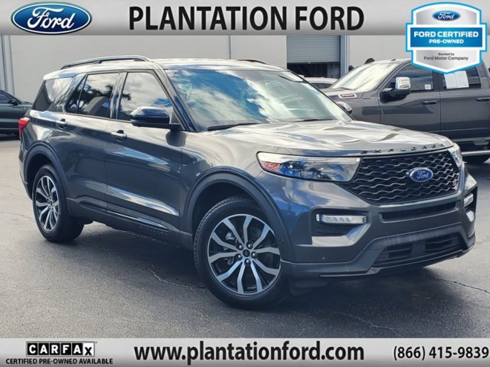 Certified 2020 Ford Explorer ST w/ Premium Technology Package image 1