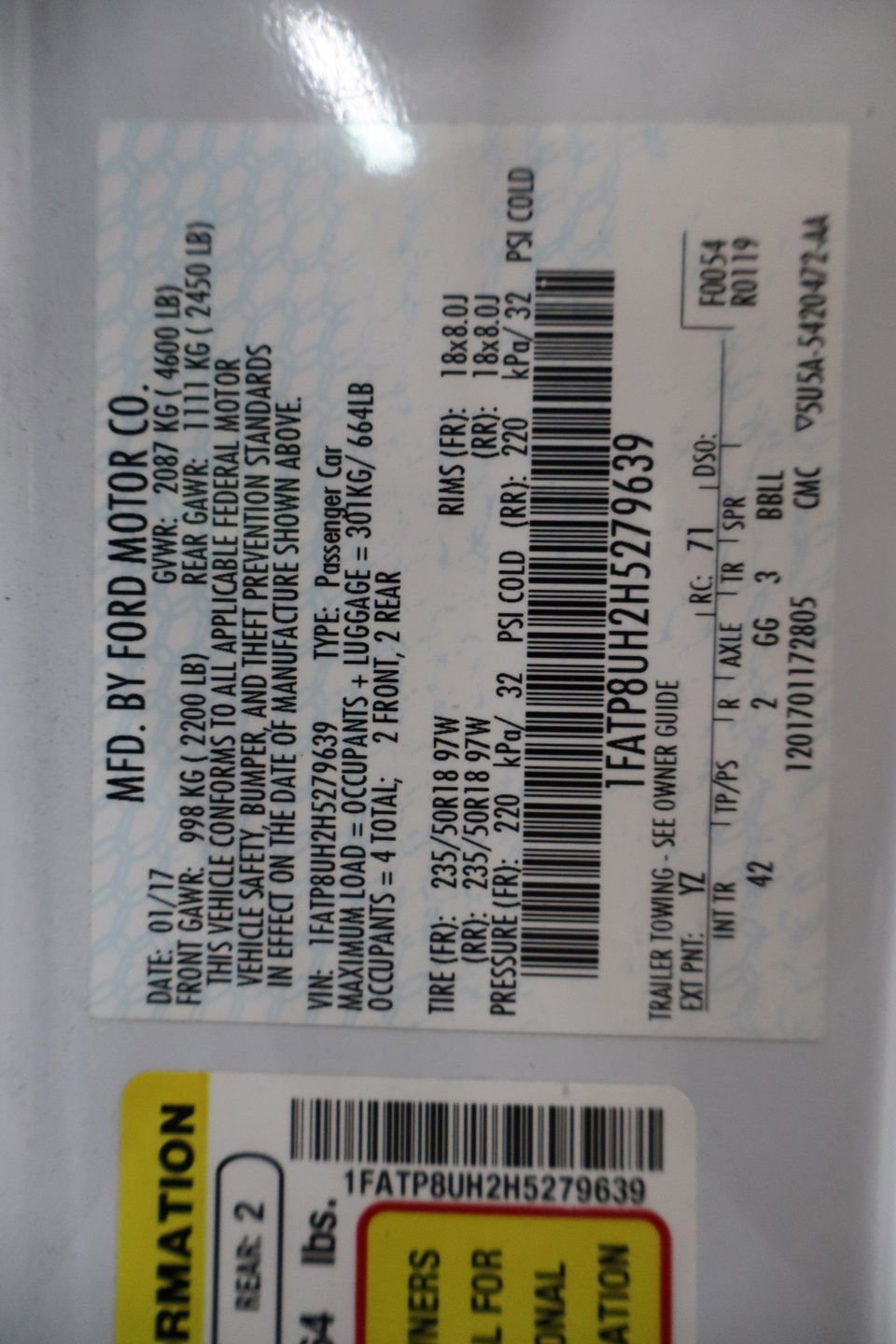 Certified 2017 Ford Mustang Premium image 28